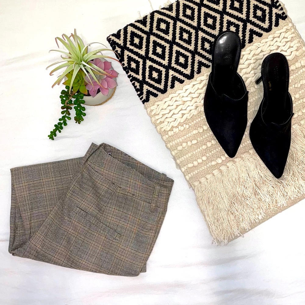 ZARA Plaid Dress Pants Size 2